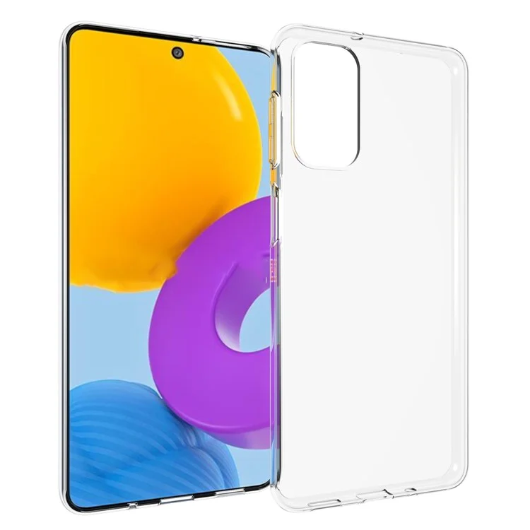 Cortes de TPU de Cristal de 10 Piezas/paquete Con Una TPU de Cristal Transparente Con un Centro de TPU Sin Deslizamiento Sin Marco de Agua Para Samsung Galaxy M52 5G