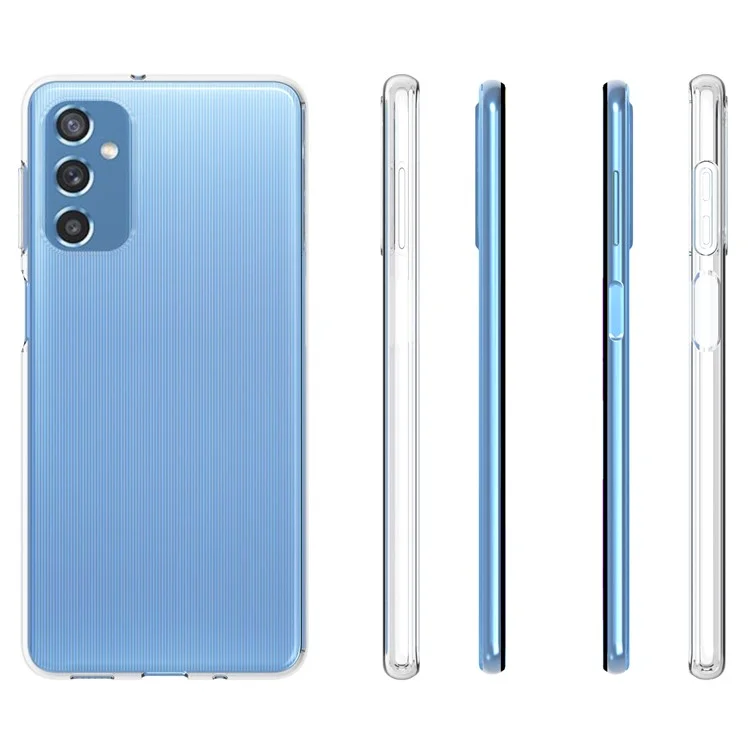 Cortes de TPU de Cristal de 10 Piezas/paquete Con Una TPU de Cristal Transparente Con un Centro de TPU Sin Deslizamiento Sin Marco de Agua Para Samsung Galaxy M52 5G