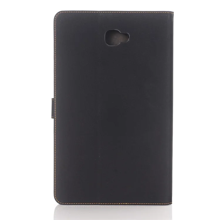 For Samsung Galaxy Tab A 10.1 (2016) T580 T585 Stand Leather Flip Case - Black