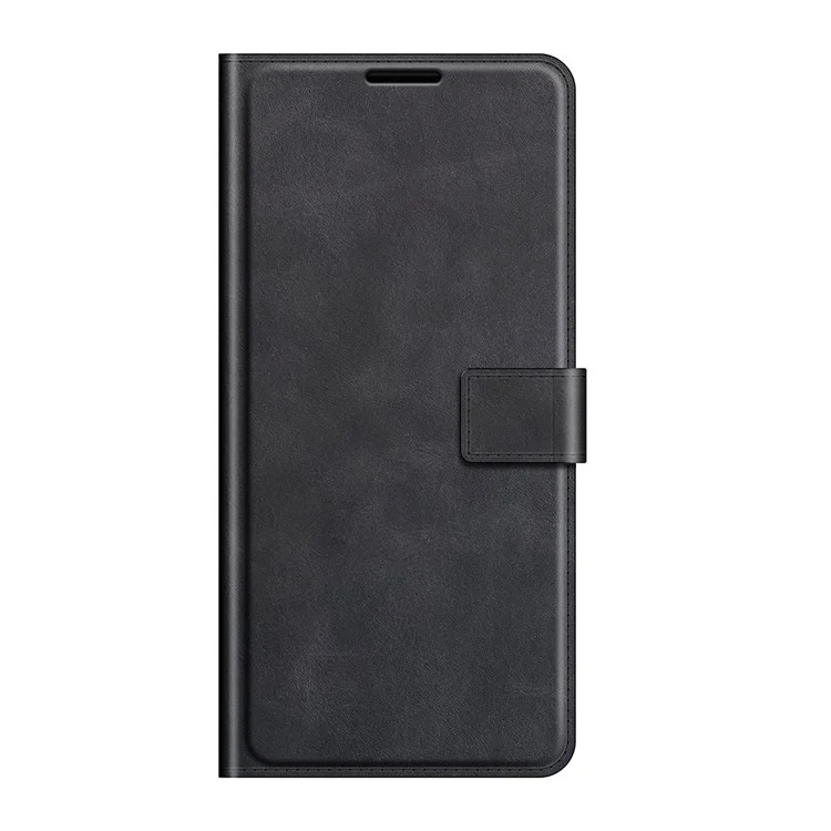 Shockproof Protective PU Leather TPU Wallet Stand Phone Flip Cover Case for Samsung Galaxy A13 5G / A04s 4G (164.7 x 76.7 x 9.1 mm) - Black