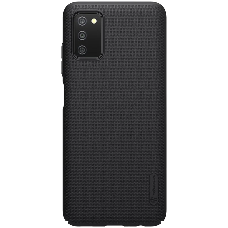 NILLKIN Super Frosted Shield Series Anti-drop Matte Finish Hard PC Mobile Phone Case Cover for Samsung Galaxy A03s (166.5 x 75.98 x 9.14mm)/A037G - Black