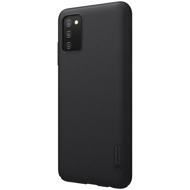 NILLKIN Super Frosted Shield Series Anti-drop Matte Finish Hard PC Mobile Phone Case Cover for Samsung Galaxy A03s (166.5 x 75.98 x 9.14mm)/A037G - Black
