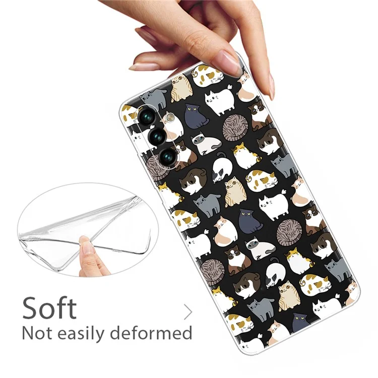 Pattern Printing IMD Soft TPU Slim Phone Protective Case Cover for Samsung Galaxy A13 5G / A04s 4G (164.7mm) - Cute Dogs