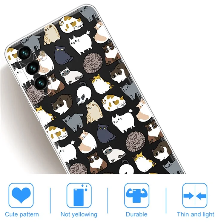Pattern Printing IMD Soft TPU Slim Phone Protective Case Cover for Samsung Galaxy A13 5G / A04s 4G (164.7mm) - Cute Dogs