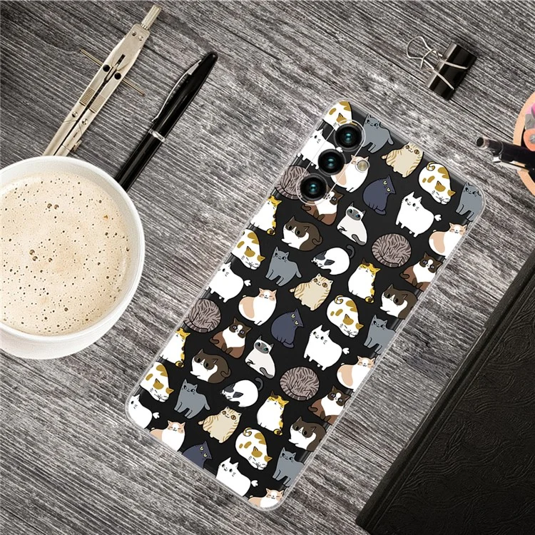 Pattern Printing IMD Soft TPU Slim Phone Protective Case Cover for Samsung Galaxy A13 5G / A04s 4G (164.7mm) - Cute Dogs