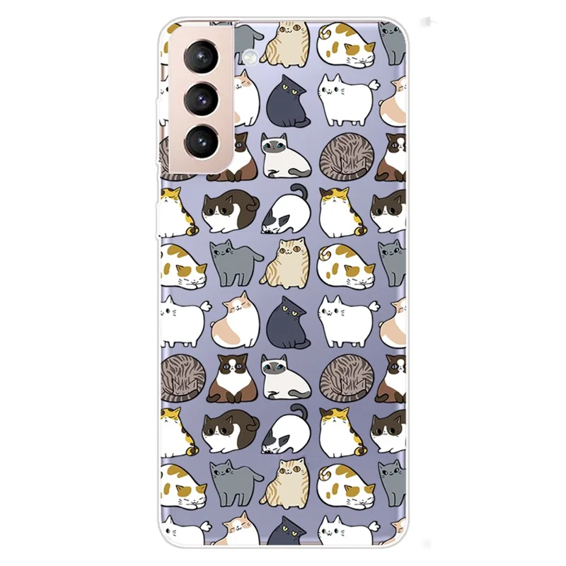 Scratch-resistant Pattern Printing IMD TPU Phone Case Cover for Samsung Galaxy S22+ 5G - Cute Dogs