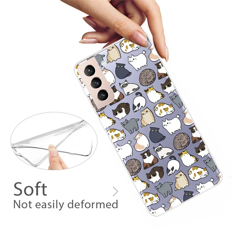 Scratch-resistant Pattern Printing IMD TPU Phone Case Cover for Samsung Galaxy S22+ 5G - Cute Dogs