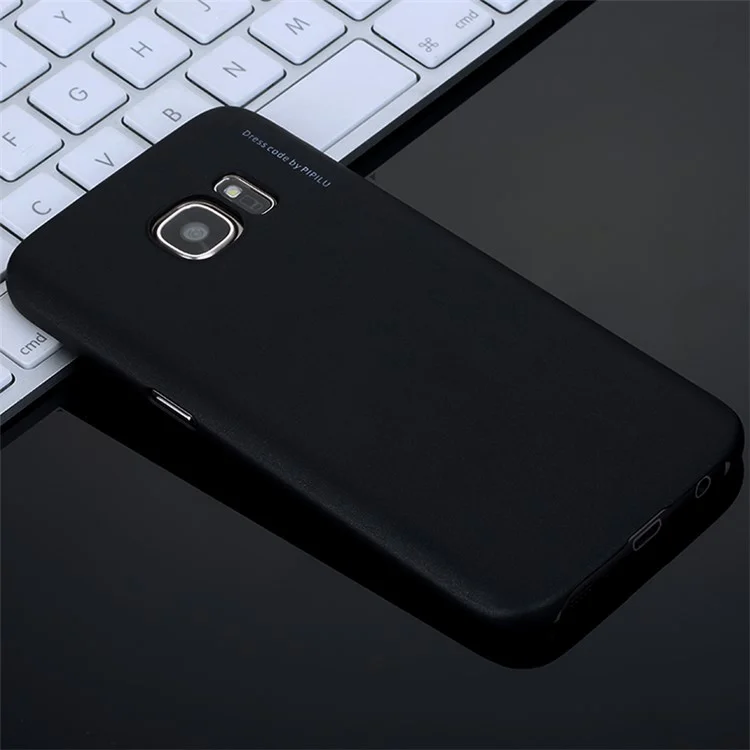 X-LEVEL Rubberized Slim Hard Back Case for Samsung Galaxy S7 G930 - Black