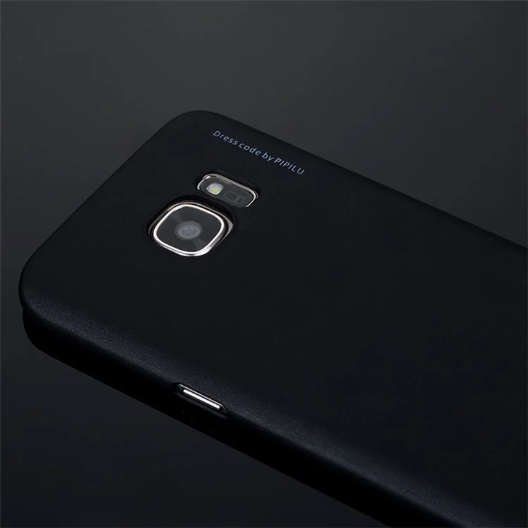 X-LEVEL Rubberized Slim Hard Back Case for Samsung Galaxy S7 G930 - Black