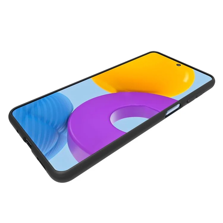 10Pcs/Pack Double-sided Matte Finish Flexible TPU Protective Phone Back Cover Case for Samsung Galaxy M52 5G - Black