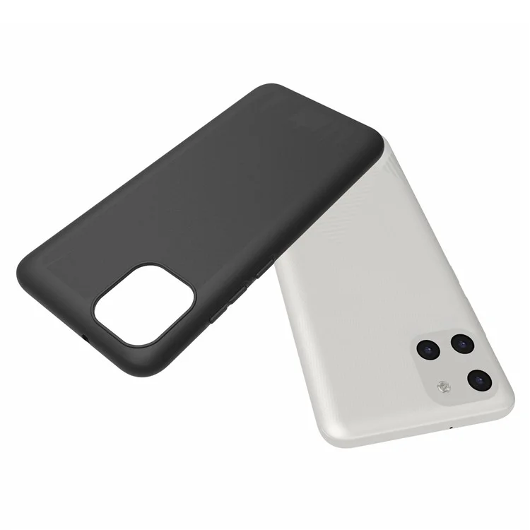 10Pcs / Pack Soft Flexible TPU Case for Samsung Galaxy A03 (164.2 x 75.9 x 9.1mm) Double-sided Matte Coating Protective Back Cover