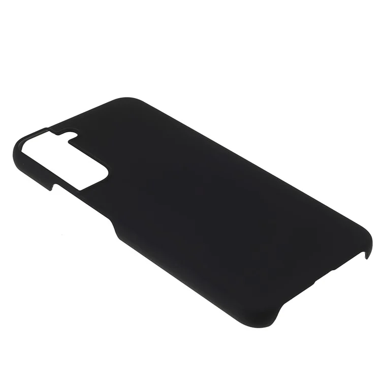 Amplio Absorbente de Goma, PC Dura de Goma, Una Funda de Espalda Protectora Para Samsung Galaxy S22 5G - Negro