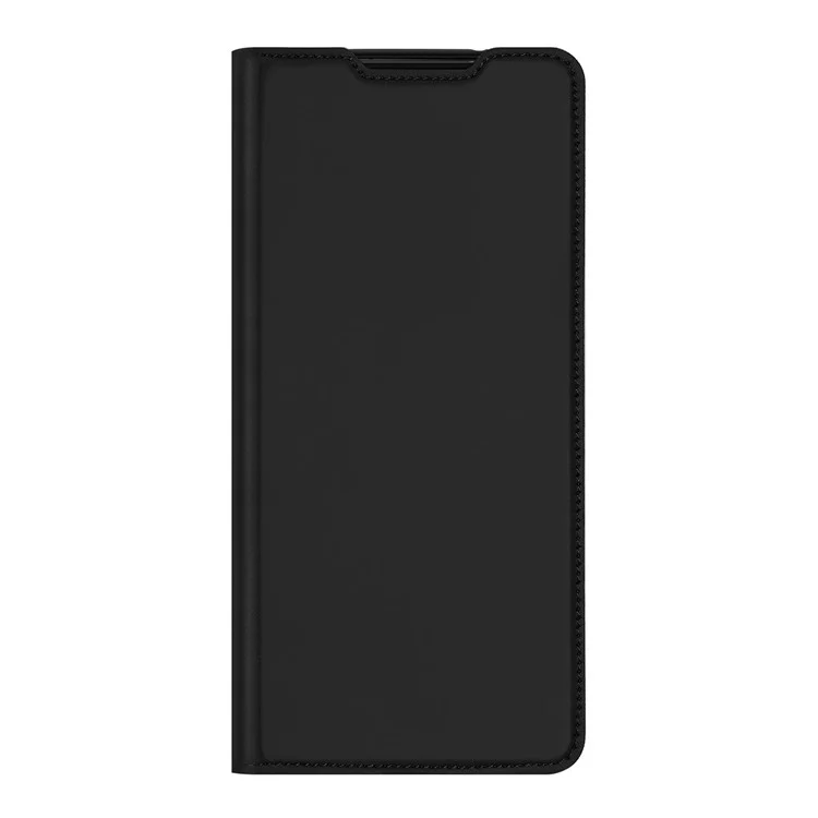 DUX DUCIS Skin Pro Series para Samsung Galaxy S22 5G Capa de telefone de couro PU com slot para cartão, suporte dobrável, fechamento magnético automático e à prova de choque - Preto