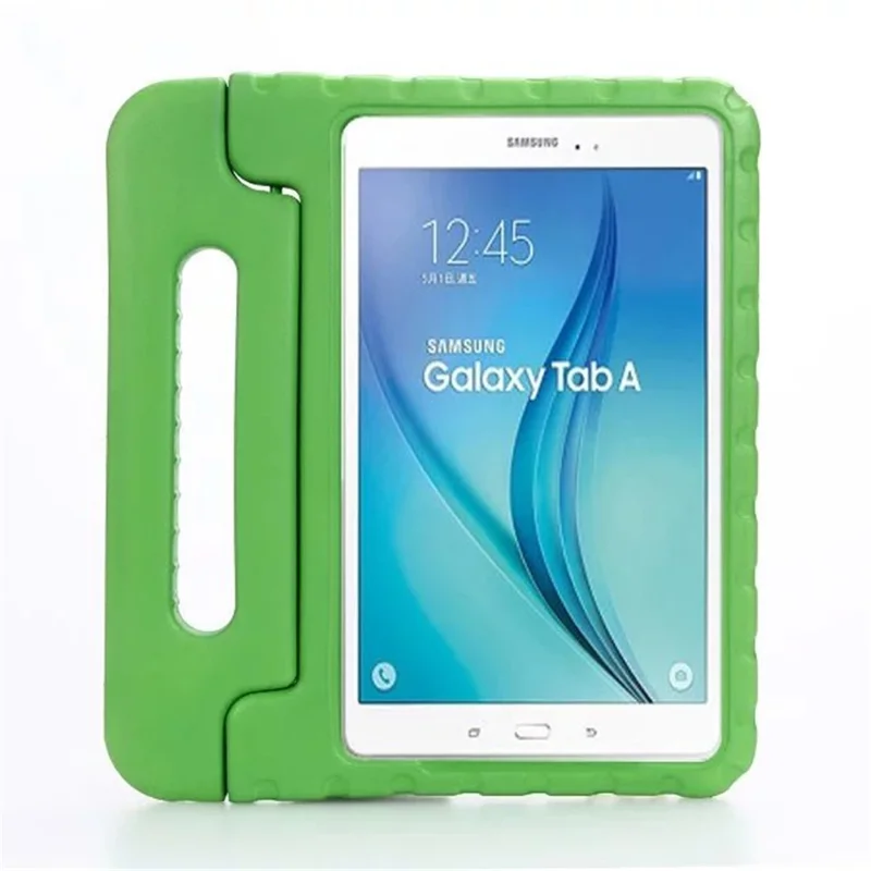 Shockproof EVA Protective Case Handle Stand for Samsung Galaxy Tab A 10.1 (2016) T580 T585 - Green
