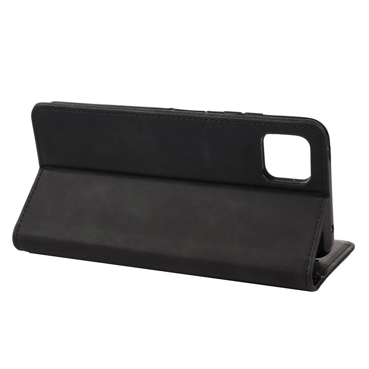 Custodia Per Telefoni a Flip Resistente ai Graffi Splicing in Pelle Con Copertina Per Supporto Per Telefono Per Samsung Galaxy A22 5G (versione Ue) - Nero