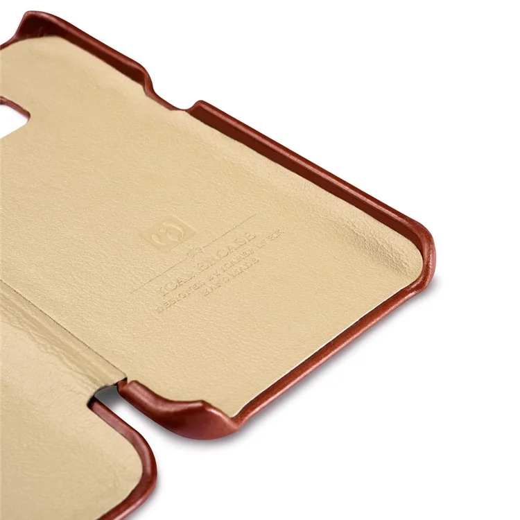 ICARER Vintage Genuine Leather Phone Shell for Samsung Galaxy S7 edge G935 - Brown