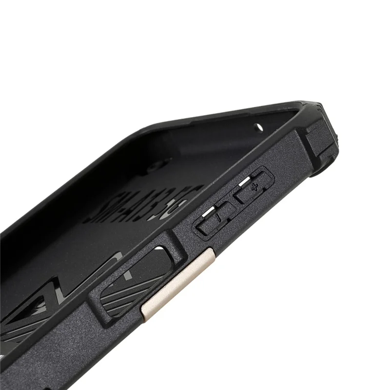 Kickstand Design Hybrid Hard PC TPU Phone Case for Samsung Galaxy A13 5G / A13 4G / A04 4G (164.4mm) / A04s 4G (164.7mm) - Gold