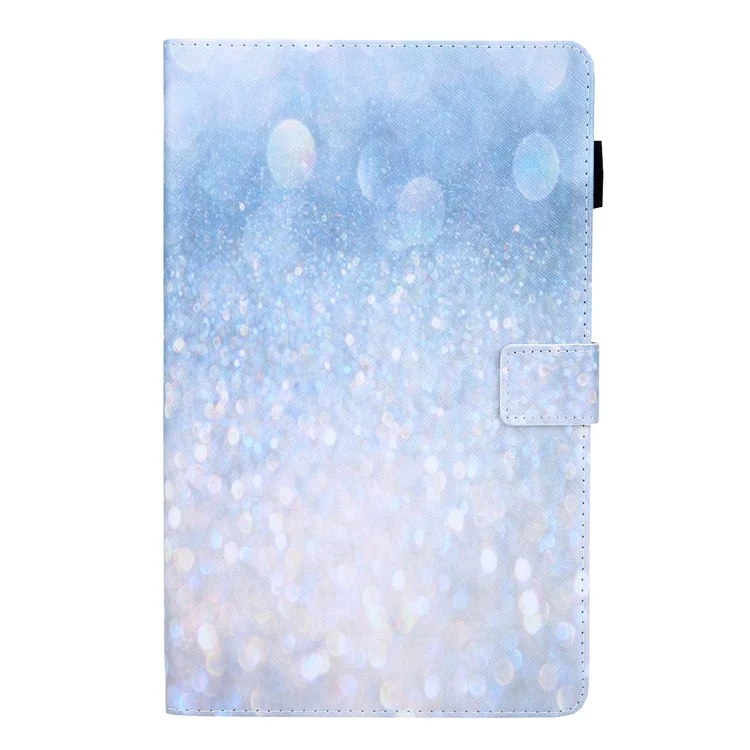Étui en cuir à motif avec support pour tablette Samsung Galaxy Tab A8 10.5 (2021) SM-X200 X205 / A8 10.5 (2022) - Strass Brillants
