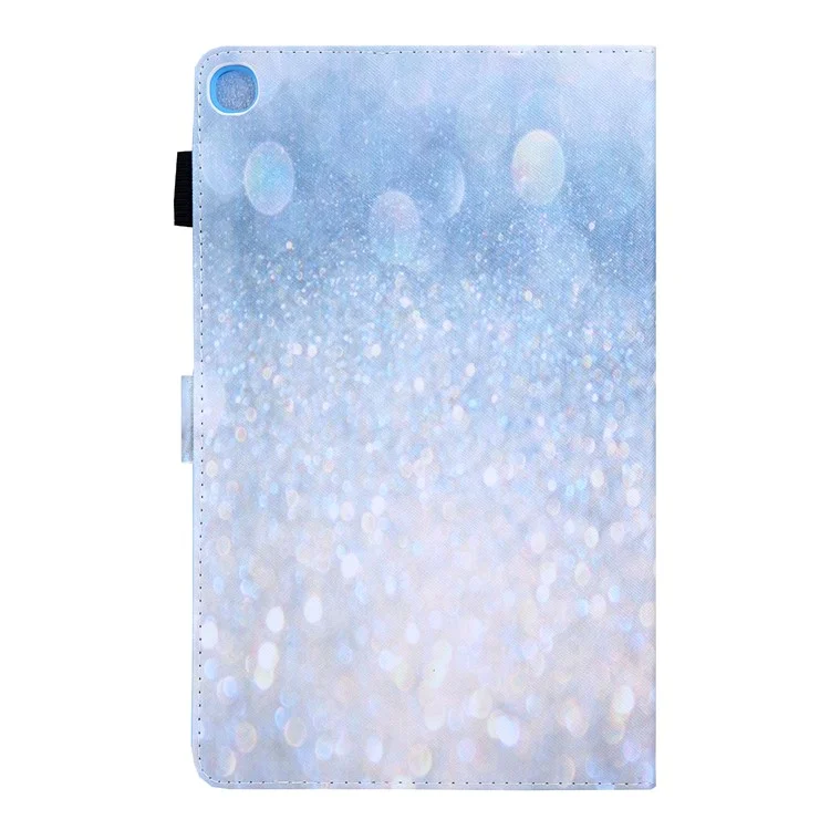 Étui en cuir à motif avec support pour tablette Samsung Galaxy Tab A8 10.5 (2021) SM-X200 X205 / A8 10.5 (2022) - Strass Brillants