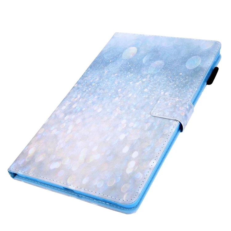 Étui en cuir à motif avec support pour tablette Samsung Galaxy Tab A8 10.5 (2021) SM-X200 X205 / A8 10.5 (2022) - Strass Brillants