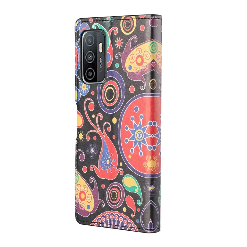 Pattern Printing Wallet Case All-Around Protection PU Leather Stand Flip Phone Shell for Samsung Galaxy A53 5G - Color Combos