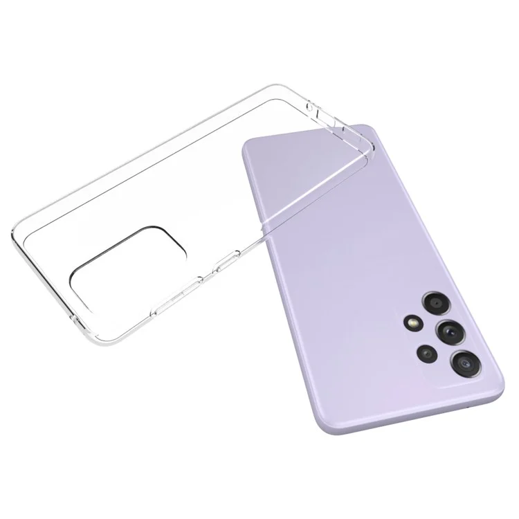 10 Peças/Pacote Capa Macia de TPU com Absorção de Choque Transparente e Sem Marca d'Água para Samsung Galaxy A33 5G 