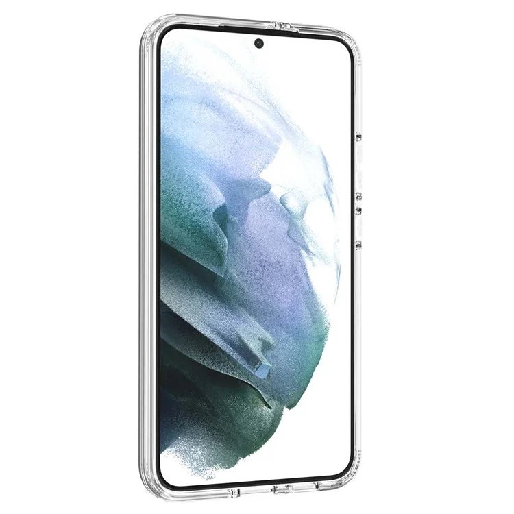 Transparente TPU + PC Handyhülle 2,8 mm dickere Stoßfest Handyschutzhülle für Samsung Galaxy S22 5G - Transparent