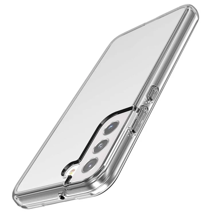 Transparente TPU + PC Handyhülle 2,8 mm dickere Stoßfest Handyschutzhülle für Samsung Galaxy S22 5G - Transparent