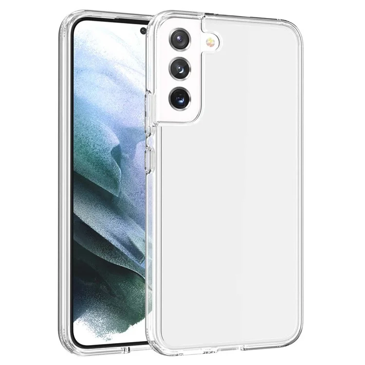 Coque de téléphone transparente TPU + PC Shock-Absorbed 3.0mm Thickened Ultra Clear Phone Protector pour Samsung Galaxy S22+ 5G - Transparent