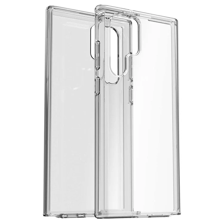 TPU + PC Hybrid Phone Case de 3.0 mm en Espesado Protector de Teléfono Transparente Resistente a la Caída Para Samsung Galaxy S22 Ultra 5G - Transparente