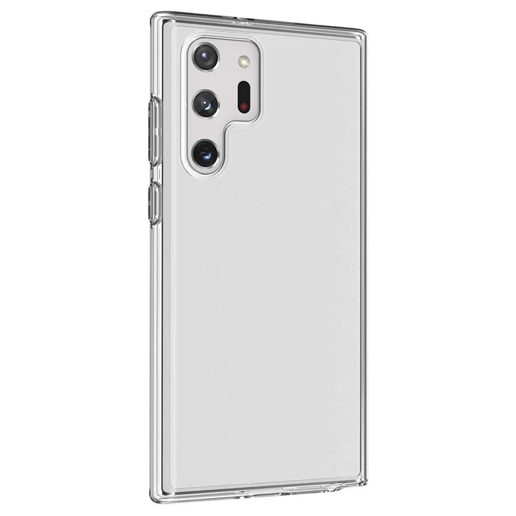 TPU + PC Hybrid Phone Case de 3.0 mm en Espesado Protector de Teléfono Transparente Resistente a la Caída Para Samsung Galaxy S22 Ultra 5G - Transparente