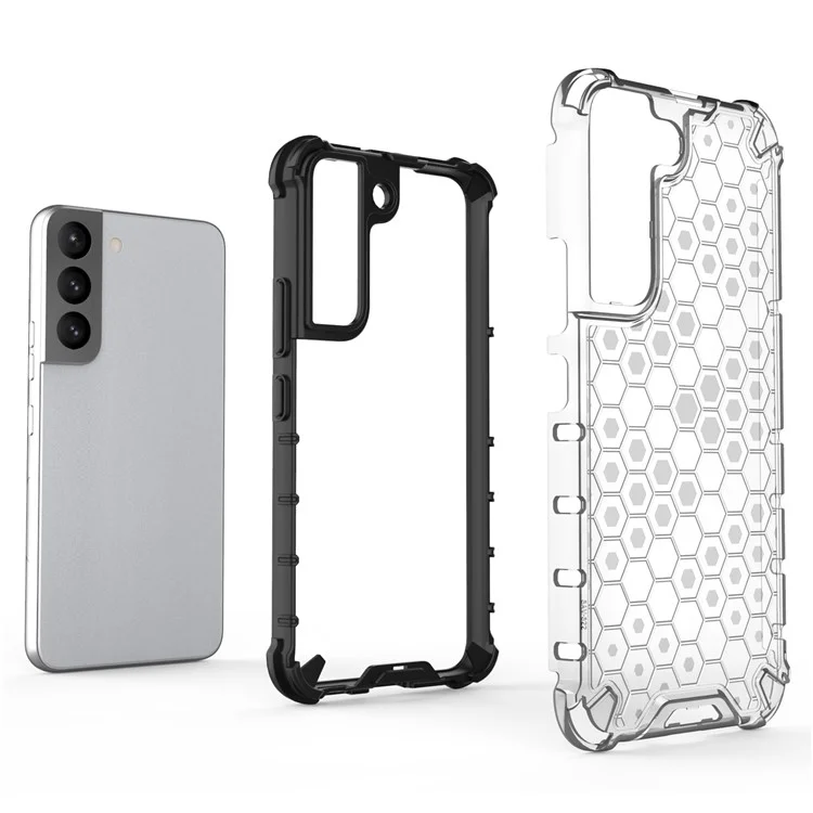 Защитный Чехол Для Plant-hotycomb Pattern TPU + PC Phone Copect - Серый