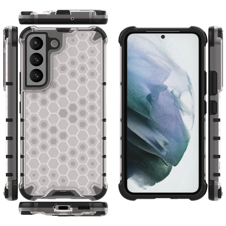 Защитный Чехол Для Plant-hotycomb Pattern TPU + PC Phone Copect - Серый
