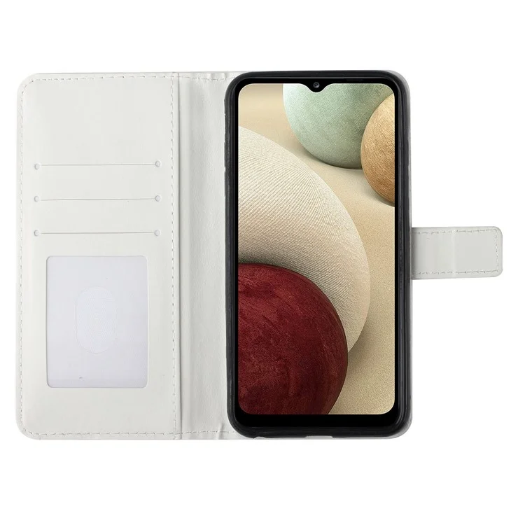 Motif Imprimement Clair Décor Décor Stand Portefeuille Couverture en Cuir Couverture de Téléphone Pour Samsung Galaxy A13 5G - Ananas