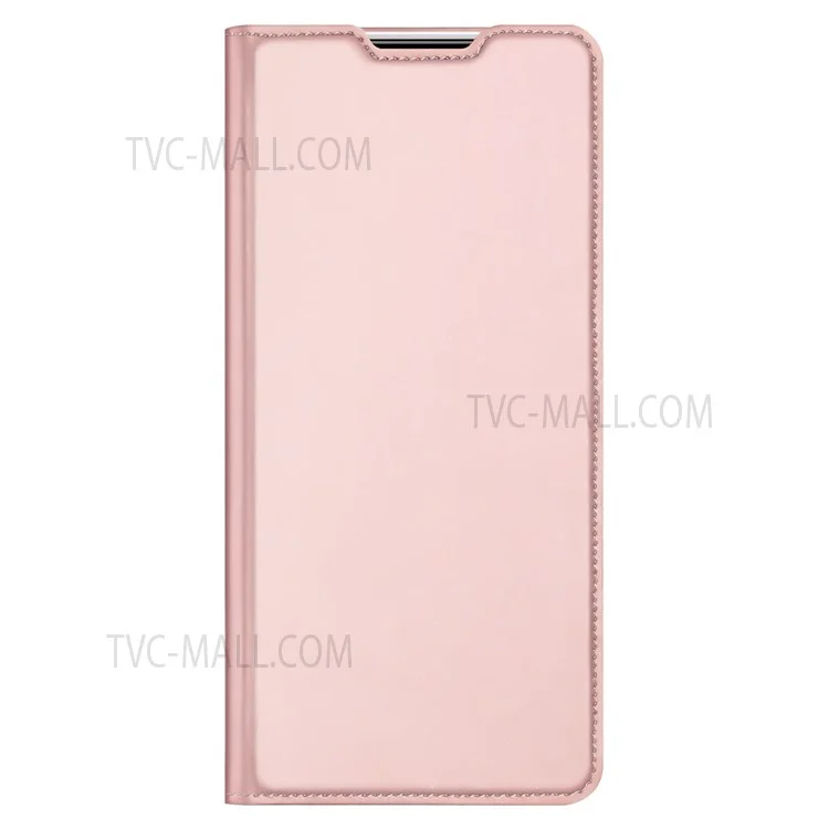 DUX DUCIS Skin Pro Series Pour Samsung Galaxy A53 5G Flio Flip Propice PU le Cuir pu Cuir Boîte à Étanche-support Couverture de Téléphone Avec Support de Carte - Rose
