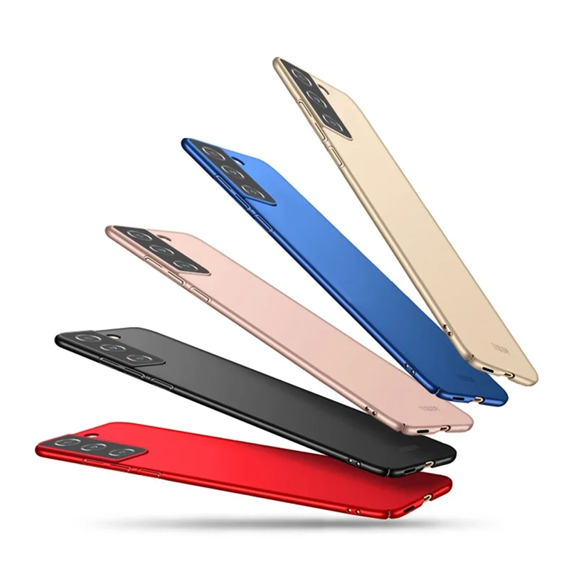 MOFI Shield Slim Anti-Fingerprint Phone Cover Hard PC Matte Finish Shockproof Protective Case for Samsung Galaxy S22+ 5G - Black