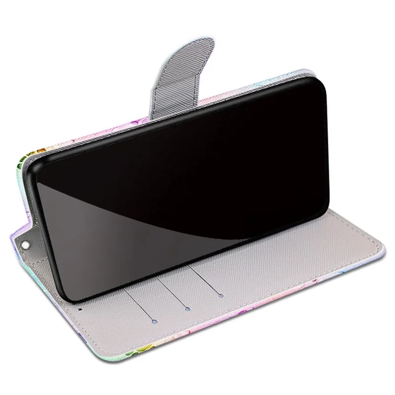 PU Leather + TPU Phone Cover Pattern Printing Well-protected Stand Wallet Case with Strap for Samsung Galaxy A53 5G - A13 Paws