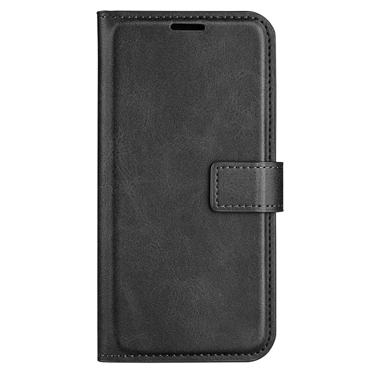Para Samsung Galaxy A03 (164.2 x 75.9 x 9.1mm) Funda tipo cartera con cierre magnético, soporte y tapa, de piel sintética - Negro