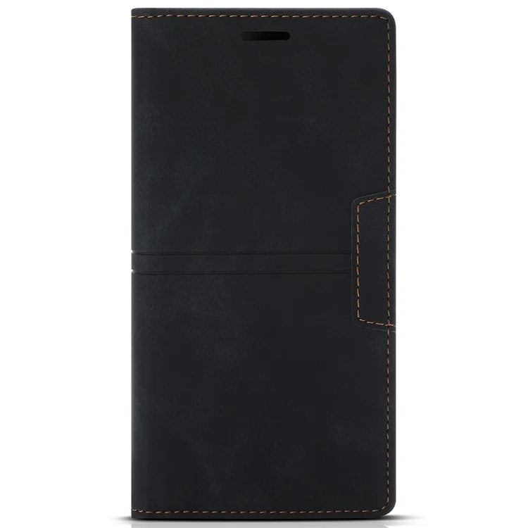 Funda de teléfono con cartera de PU + TPU para Samsung Galaxy A33 5G, con soporte magnético y cierre automático, color negro
