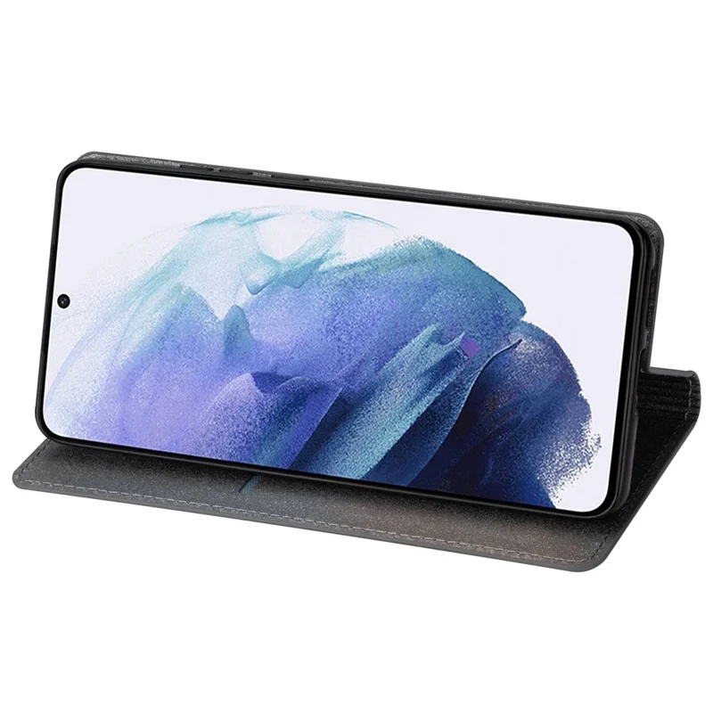 For Samsung Galaxy A53 5G Glitter Sequins Ultra-thin PU Leather + TPU Case Stand Card Holder Phone Cover - Grey