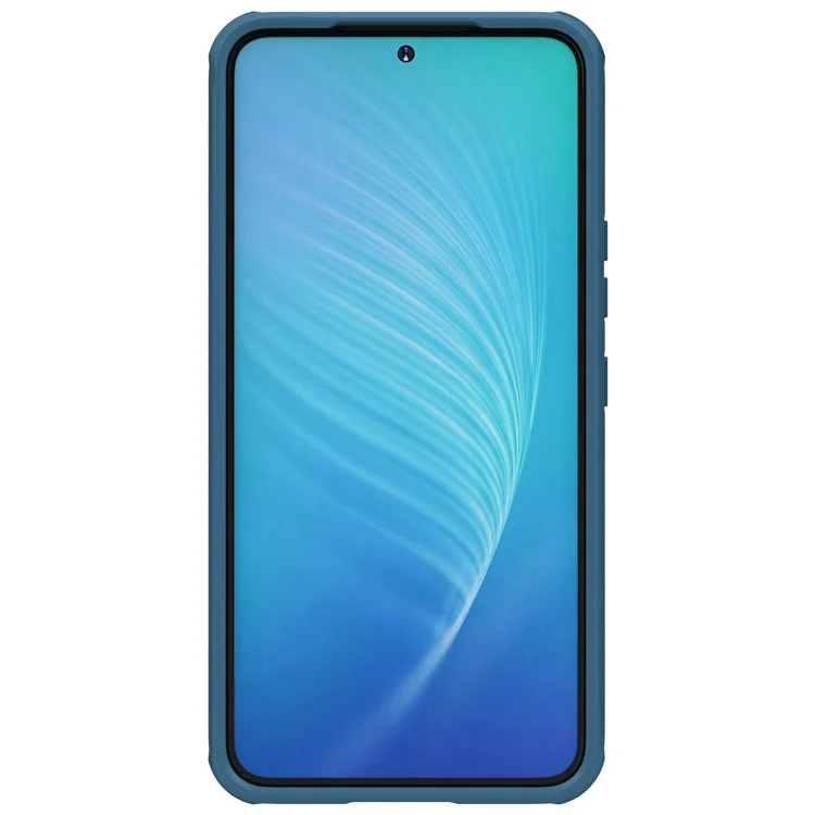 NILLKIN CamShield Pro for Samsung Galaxy S22+ 5G Protective PC+TPU Hybrid Phone Cover Case with Camera Protection Cover - Blue