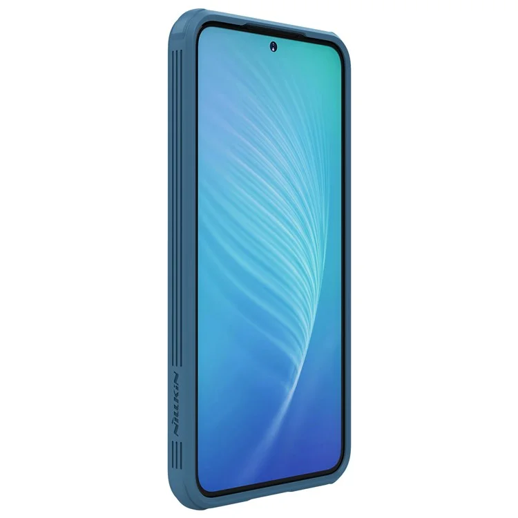NILLKIN CamShield Pro for Samsung Galaxy S22+ 5G Protective PC+TPU Hybrid Phone Cover Case with Camera Protection Cover - Blue