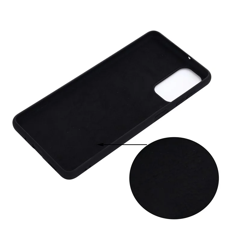 Couvre-boîtes De Protection Anti-chèvre Anti-goutte Anti-goutte De Silicone Doux Avec Bracelet De Poignet Pour Samsung Galaxy M52 5G - Noir