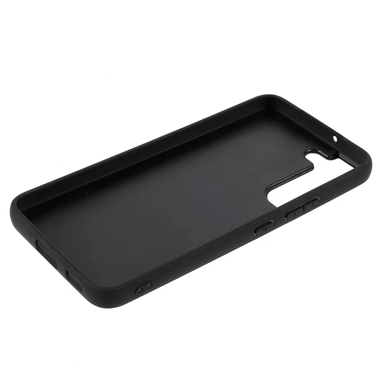 X-LEVEL Vintage Style Shockproof PU Leather Back Soft TPU Edges Protective Case for Samsung Galaxy S22+ 5G - Gris