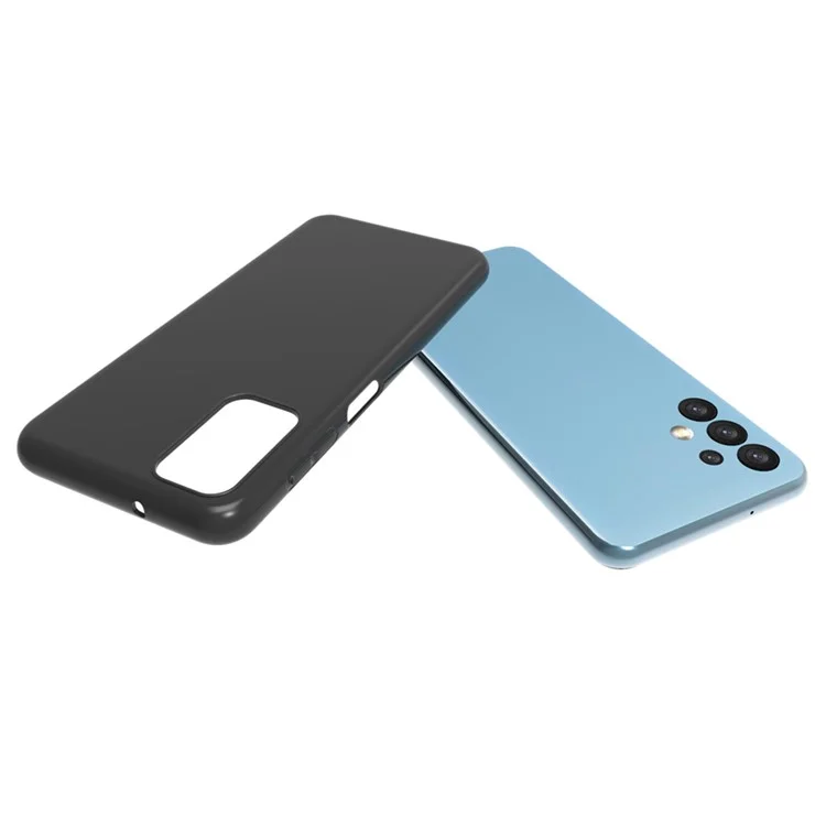 Pour Samsung Galaxy A13 4G 10Pcs/Pack Double-sided Matte Finish Mobile Phone TPU Case Protective Cover - Noir