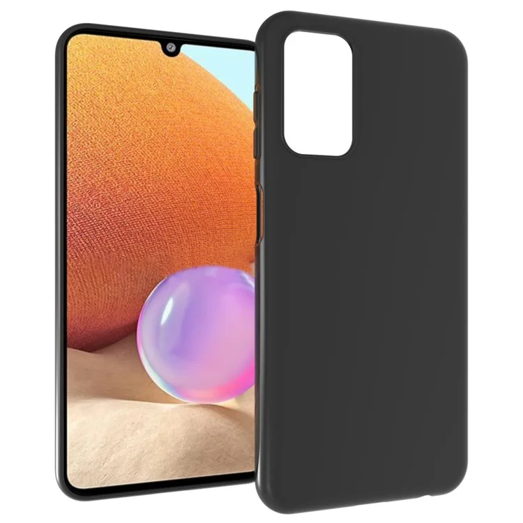 Pour Samsung Galaxy A13 4G 10Pcs/Pack Double-sided Matte Finish Mobile Phone TPU Case Protective Cover - Noir