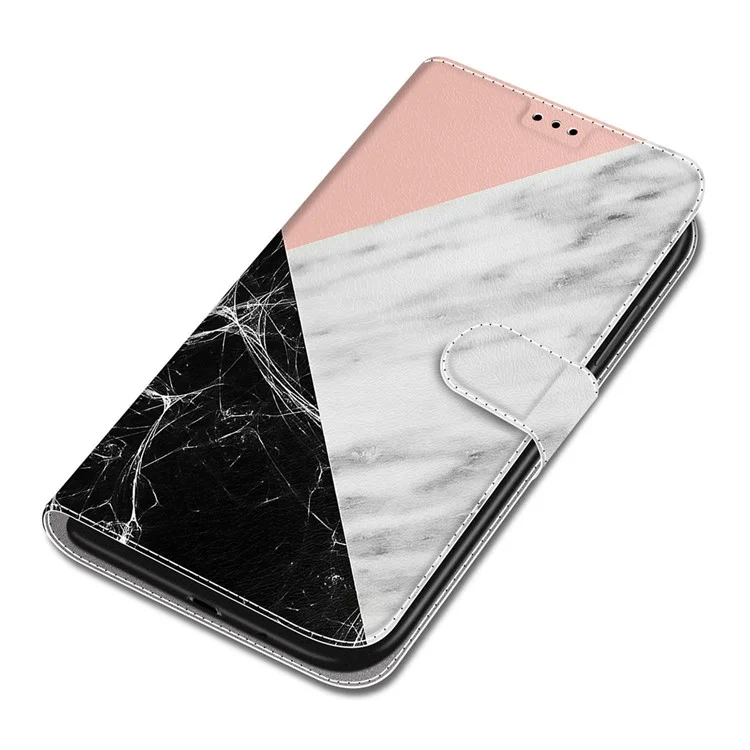 Pattern Printing Leather Flip Case Card Holder Magnet Folio Stand Shockproof TPU Inner Cover with Strap for Samsung Galaxy A53 5G - C07 Three Colors