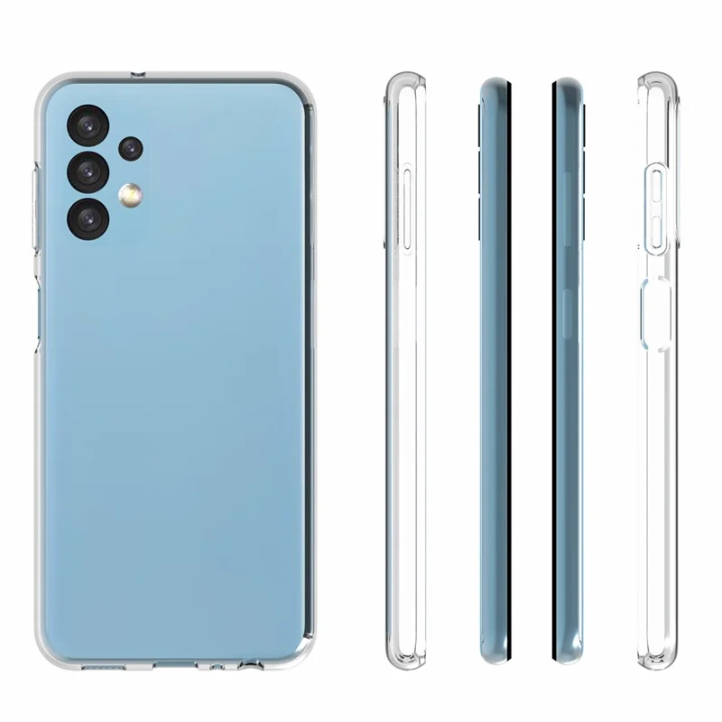 10 pièces/paquet Étui de protection en TPU transparent et résistant aux traces d'eau pour Samsung Galaxy A13 4G