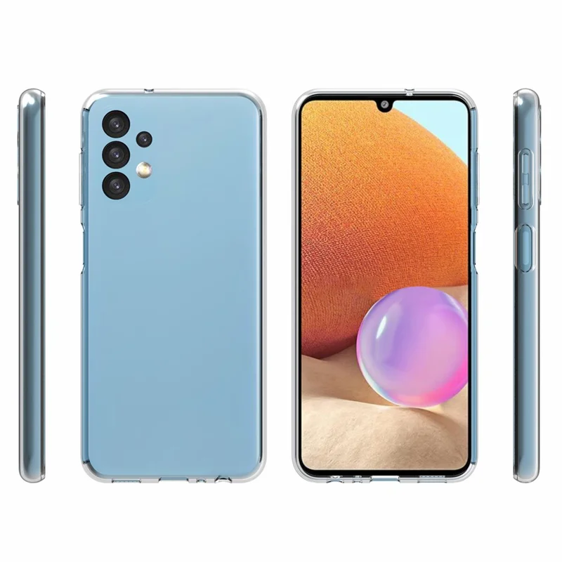 10 pièces/paquet Étui de protection en TPU transparent et résistant aux traces d'eau pour Samsung Galaxy A13 4G