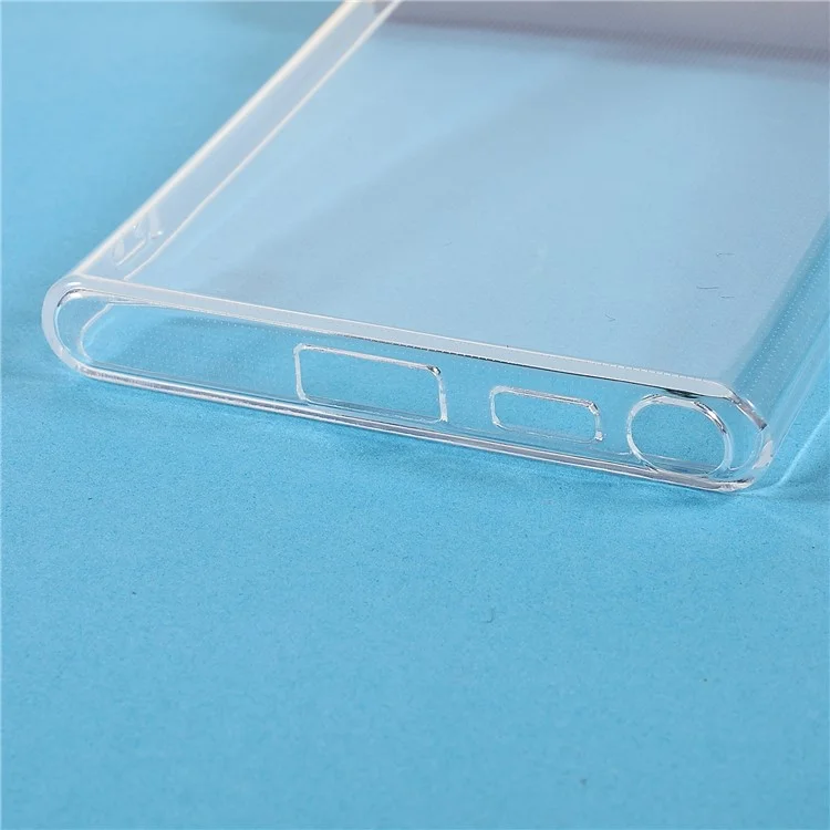 Shock Absorption 2.0mm Thick TPU Transparent Anti-Watermark Protective Phone Case for Samsung Galaxy S22 Ultra 5G